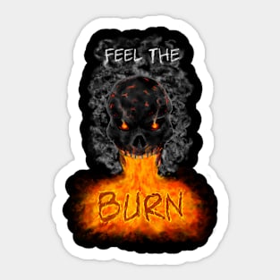 Burn Skull Sticker